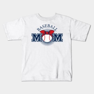 Baseball Mom Life Kids T-Shirt